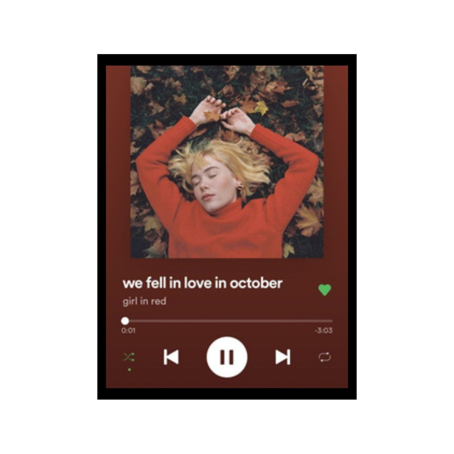 we fell in love in october
