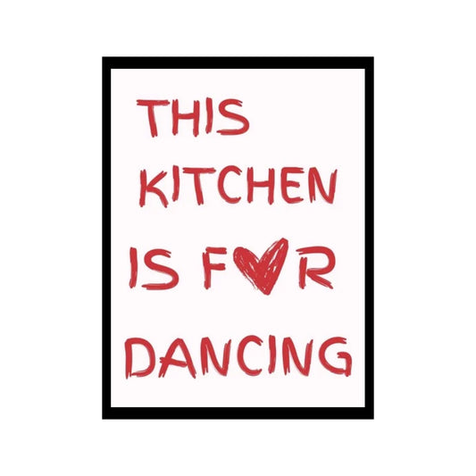 This kitchen is for dancing